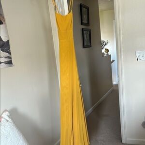 Lulu's Mustard Yellow Dress